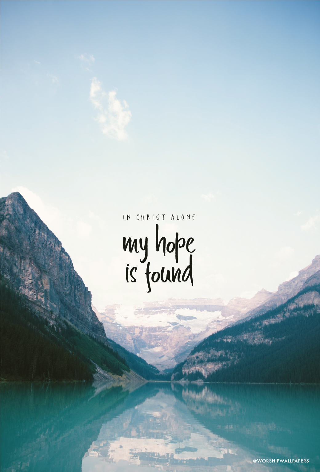 In Christ Alone // Owl City  WORSHIP WALLPAPERS